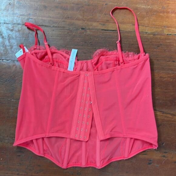 NWT UO Out From Under Modern love underwire boning lace buster corset top sz XL - Picture 5 of 5